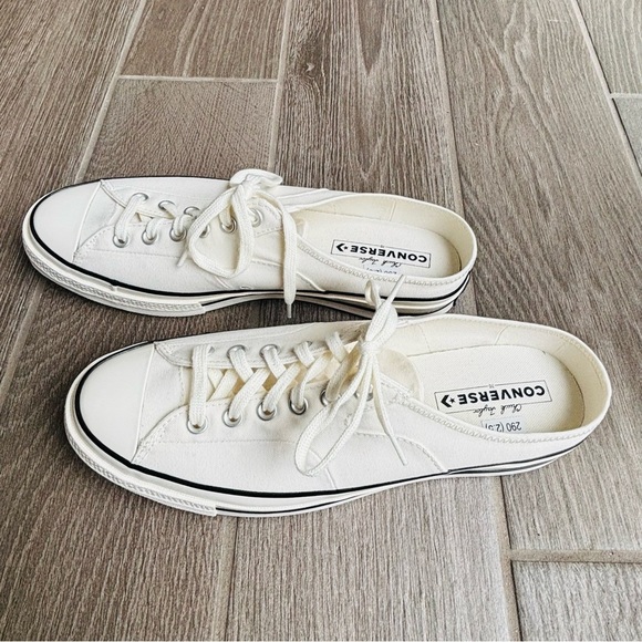 Converse Chuck Taylor unisex Slip On White New Sneakers size M 10.5 W 12.5 - Picture 8 of 16